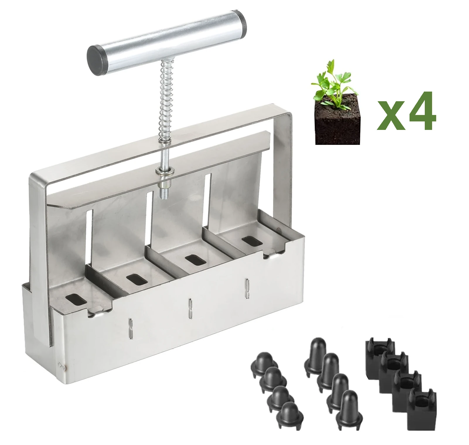 presse motte pour semer Presse mottes pour 4 mini-mottes pour semis
